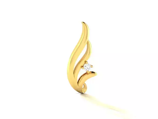 Pendant-1006 gold pendant with diamond