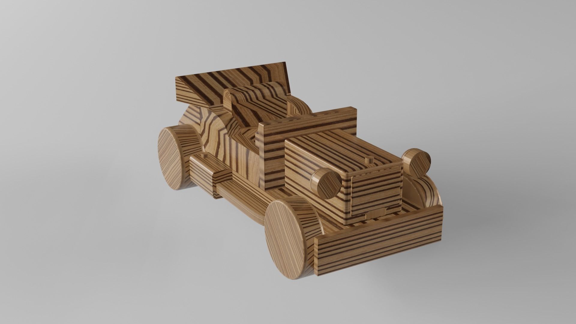 Retro car by ML-Design 3D model_4