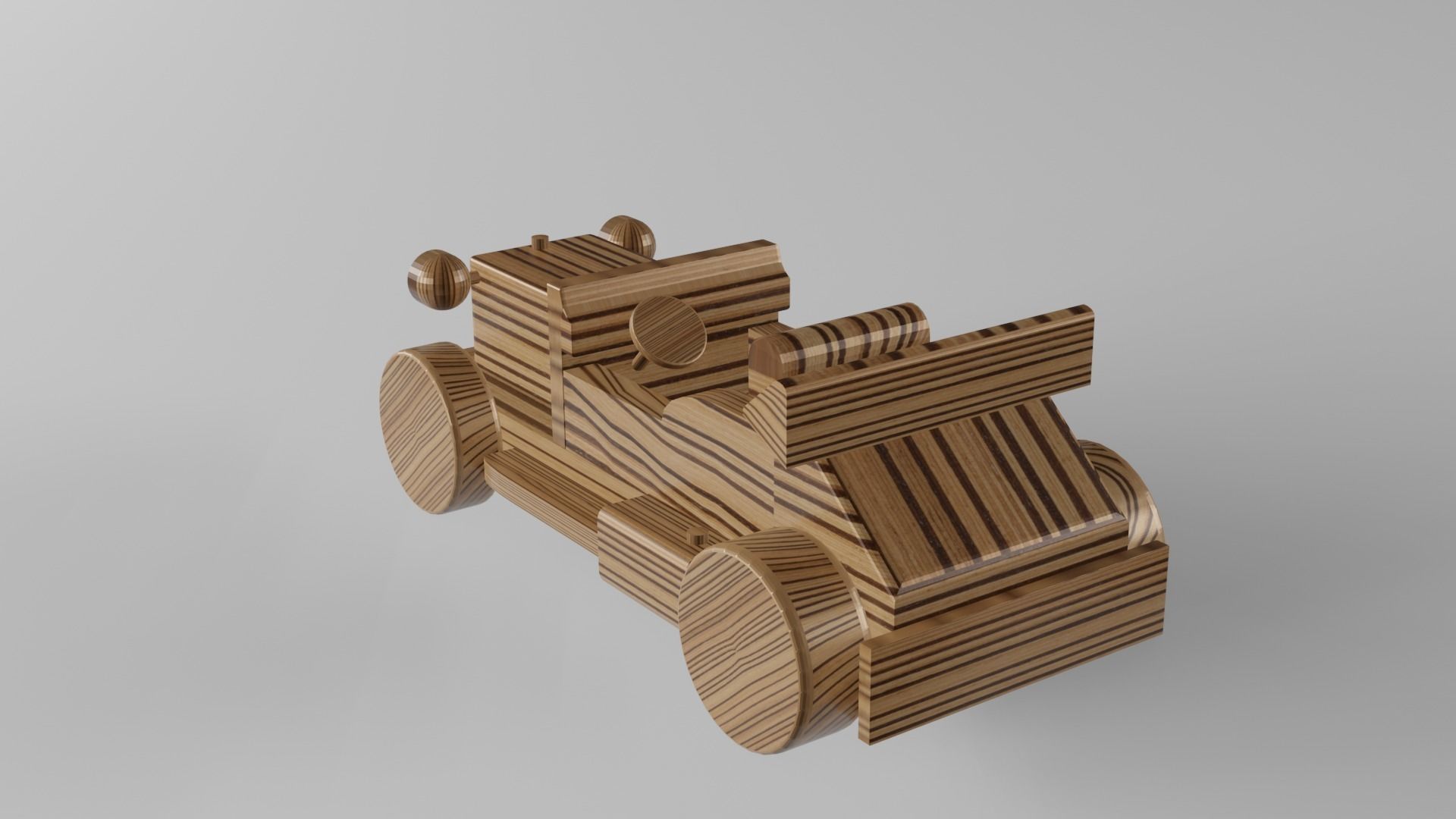 Retro car by ML-Design 3D model_2