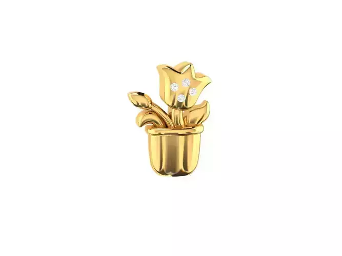 Flowerpot Pendant-815 3D print model