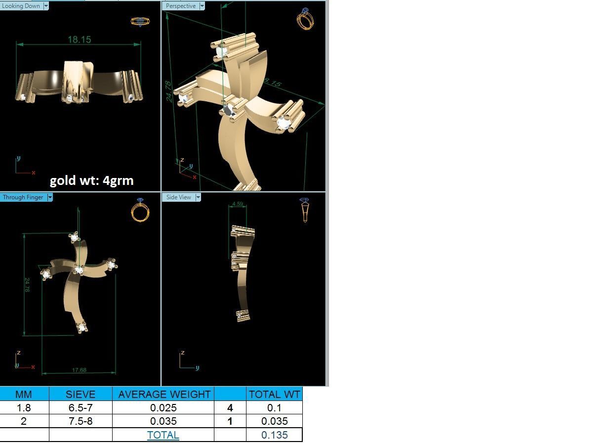 Pendant-477 gold cross pendant with diamonds 3D print model_1