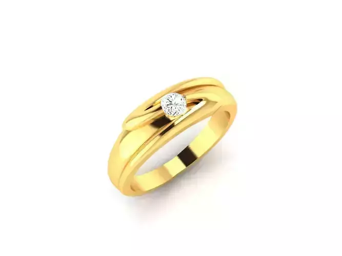 Ring-89 diamond ring gold
