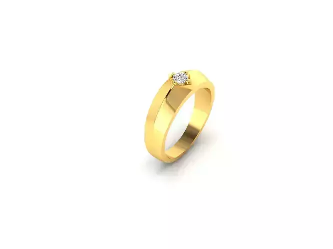 Ring-68 gold ring with diamond