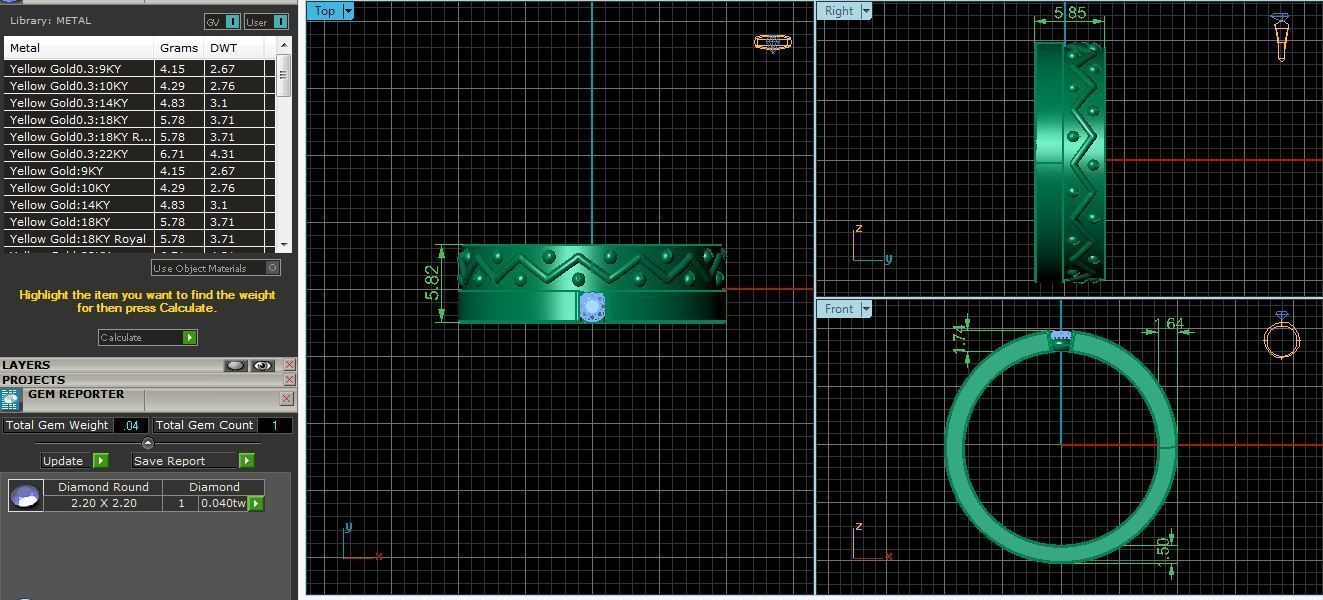 Band 44 3D print model_3