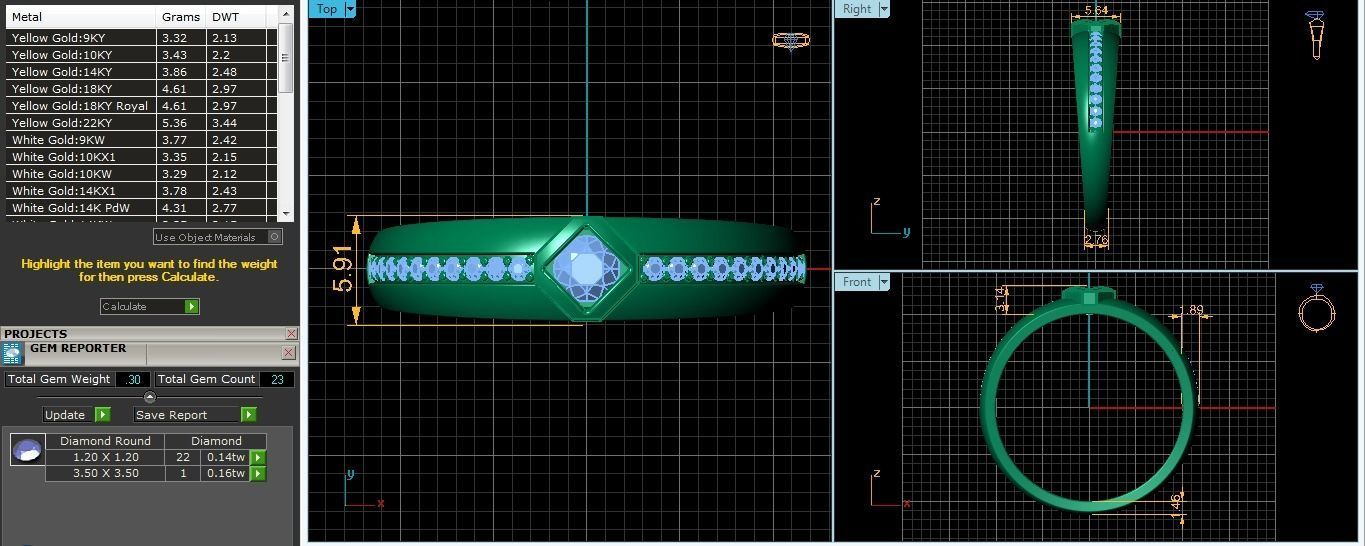 band 24 3D print model_3