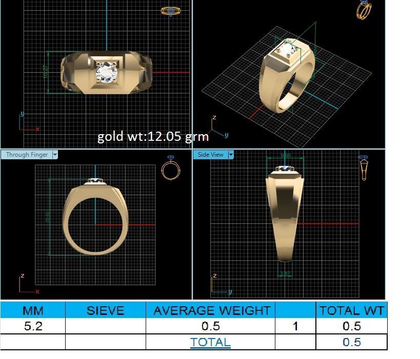 Ring-27 3D print model_1