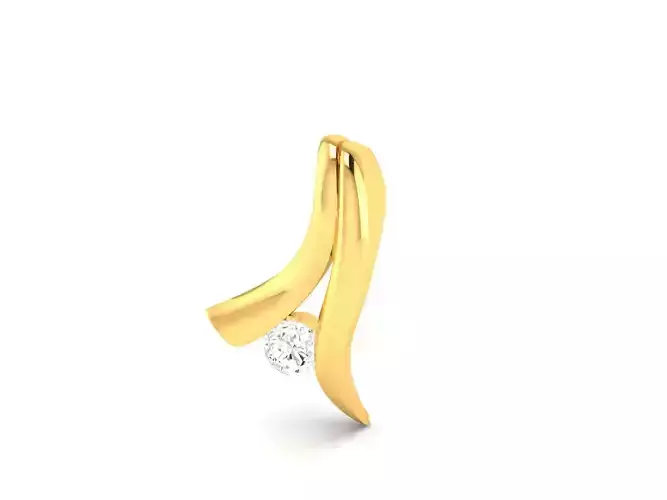 Pendant-215 diamond pendant gold