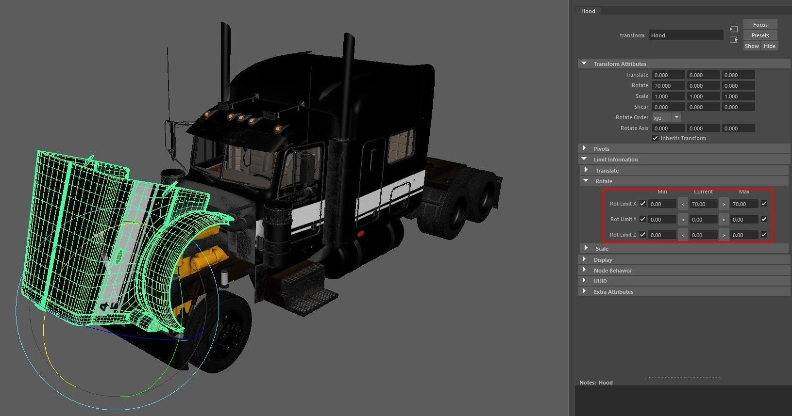 Detailed Peterbilt 379 with interior  3D model_29