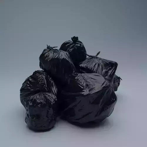 Trashbags Pack - 8 variations 3D Model Collection