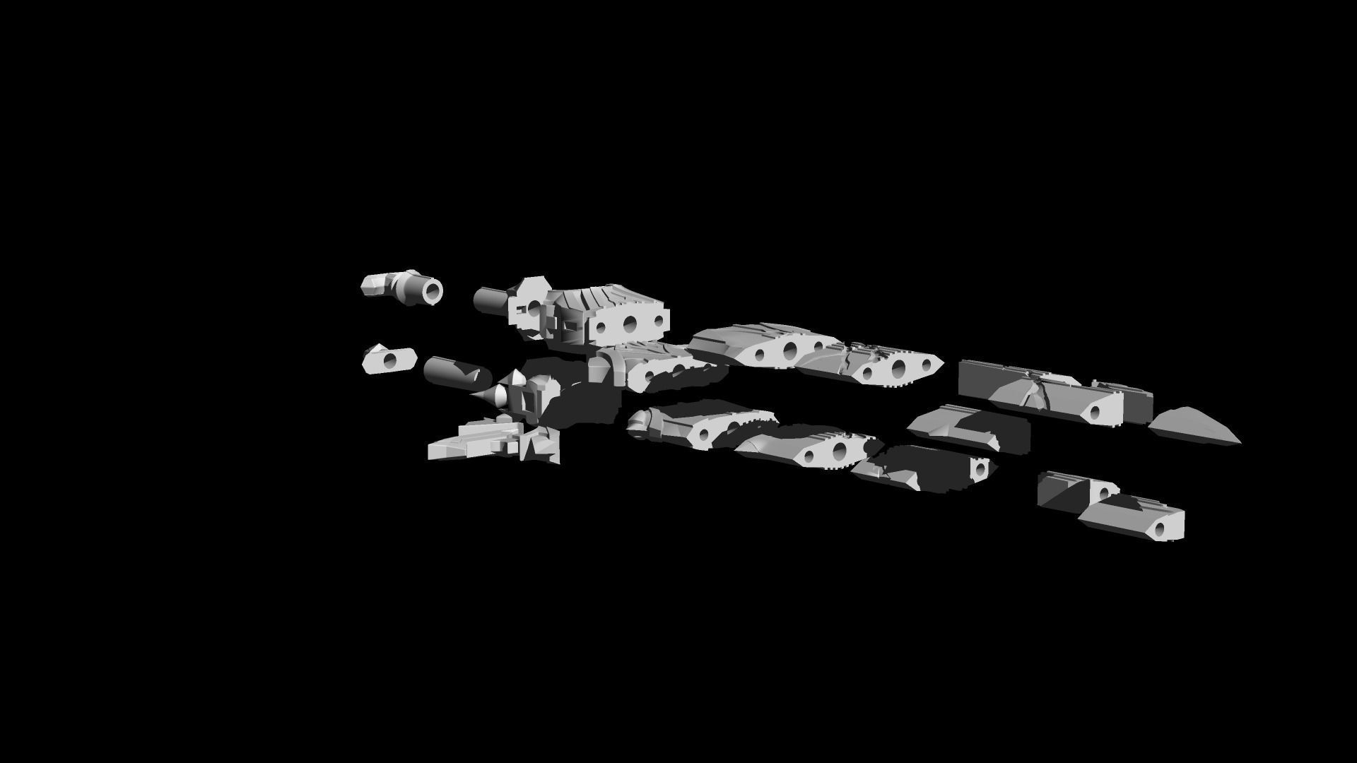 Genshin Impact Claimore Wolfs Gravestone 3D print model_9