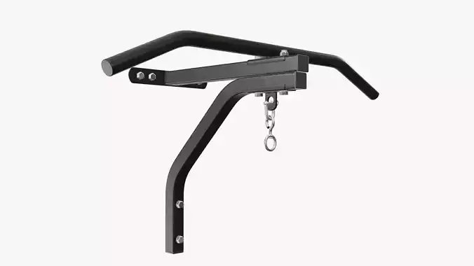 Fitness pull-up bar 01 3D model