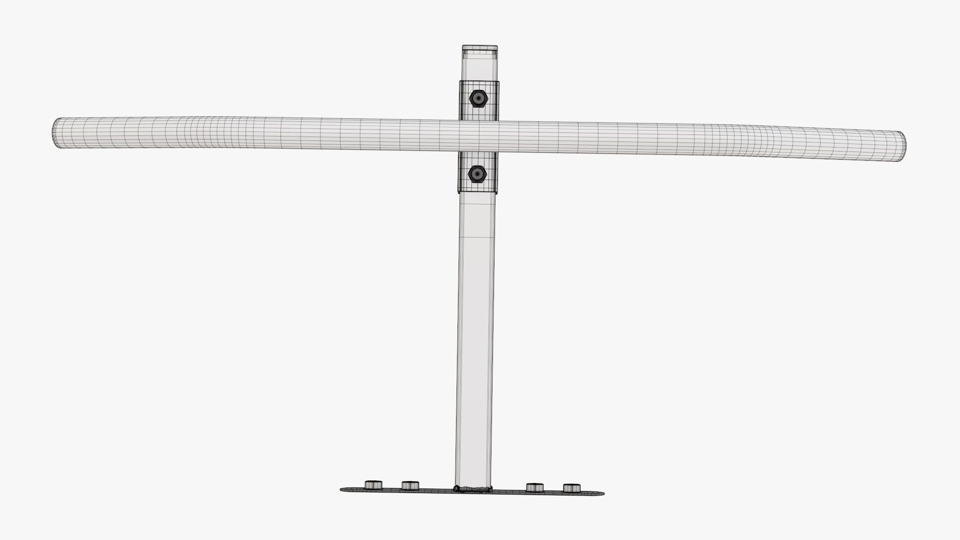 Fitness pull-up bar 01 3D model_12