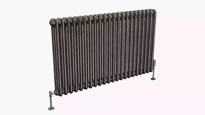 Column bare radiator horizontal 01