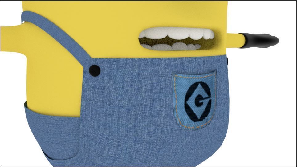 Minion 3D model Free low-poly 3D model_5