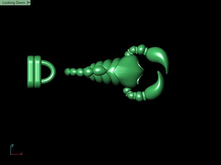 Scorpion bracletes 3D print model_1