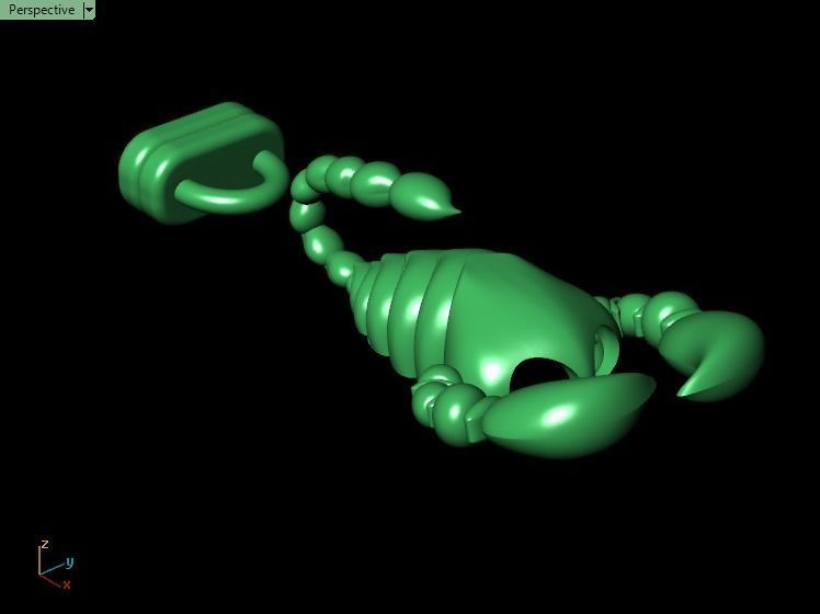 Scorpion bracletes 3D print model_8