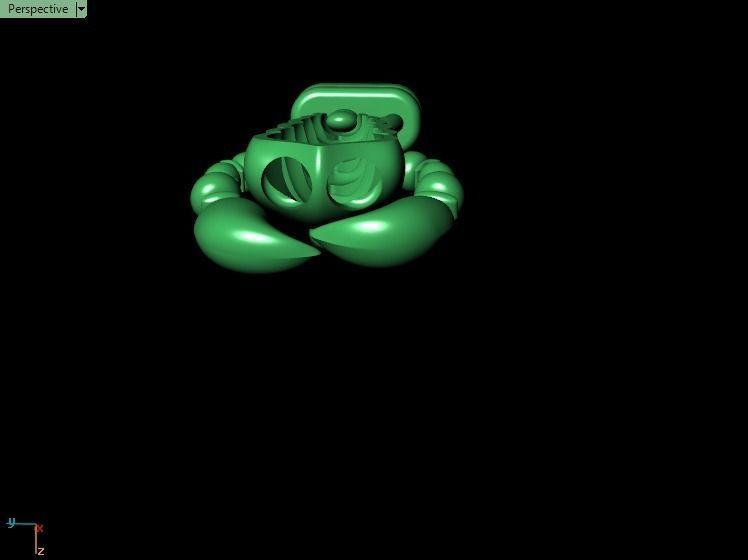 Scorpion bracletes 3D print model_5