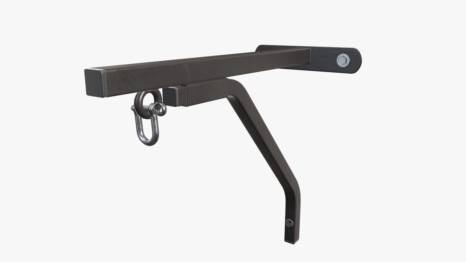 Punch bag wall bracket mount 3D model_1