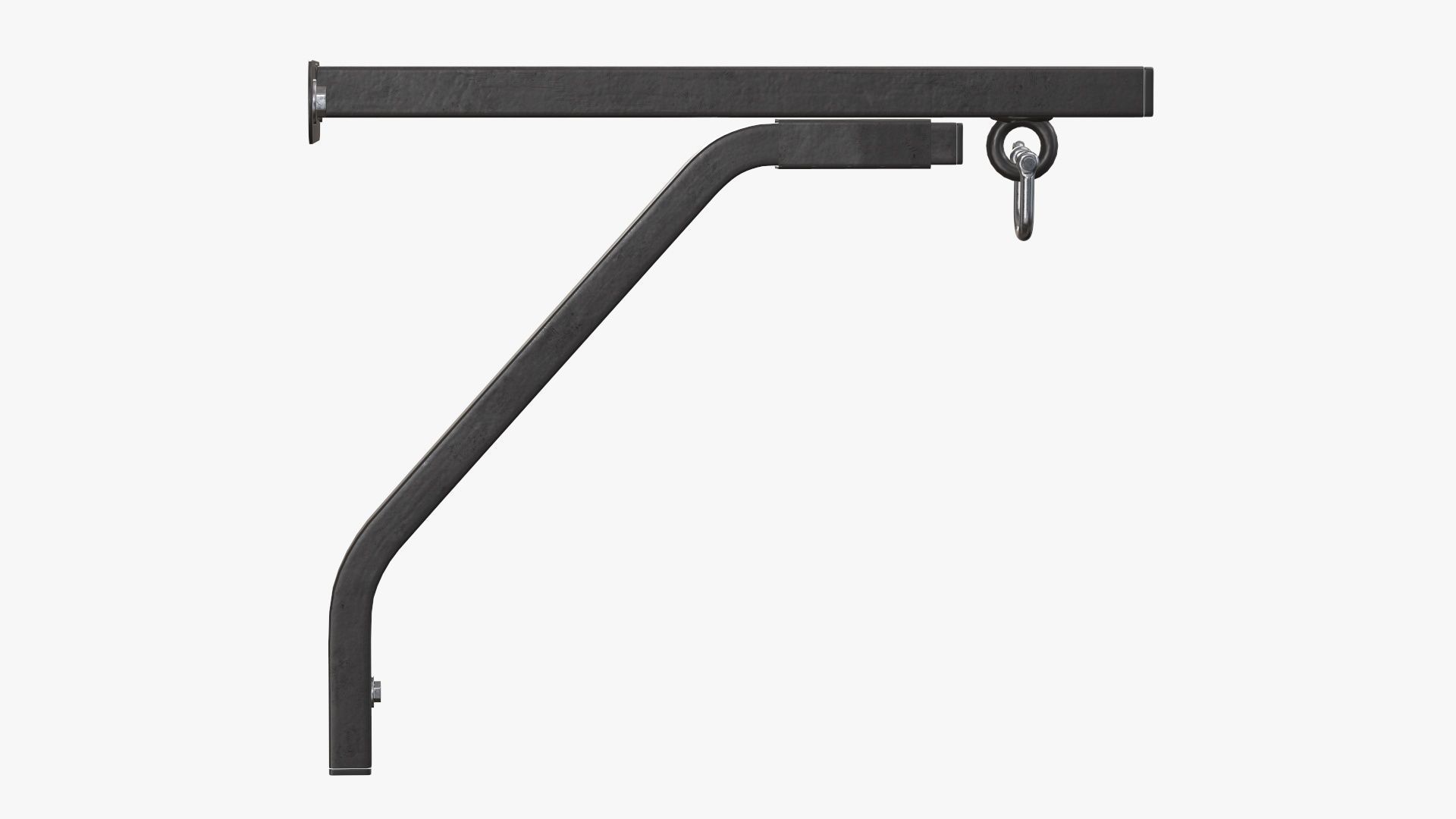 Punch bag wall bracket mount 3D model_4