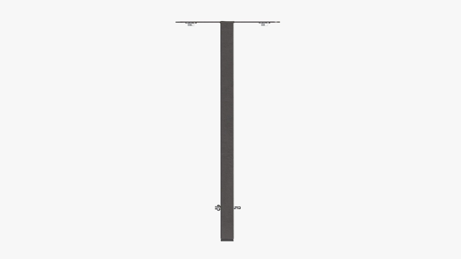 Punch bag wall bracket mount 3D model_5