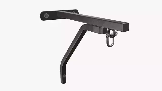 Punch bag wall bracket mount 3D model