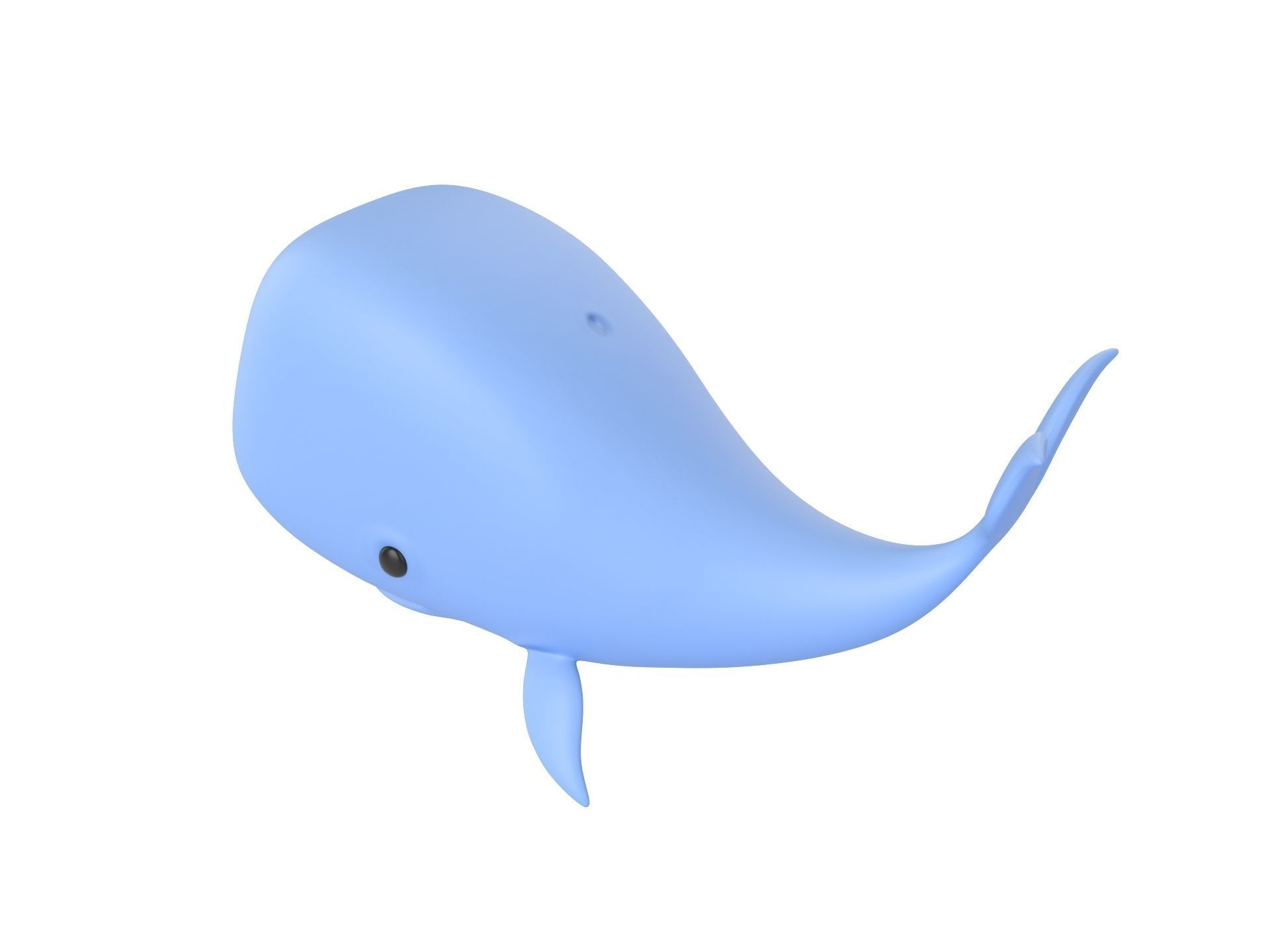 Character039 Whale 3D model_2