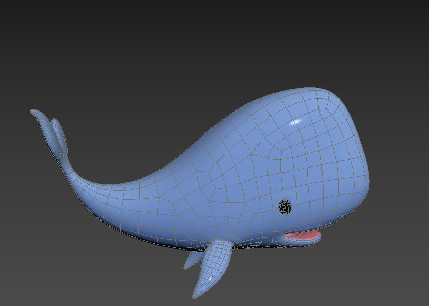 Character039 Whale 3D model_12