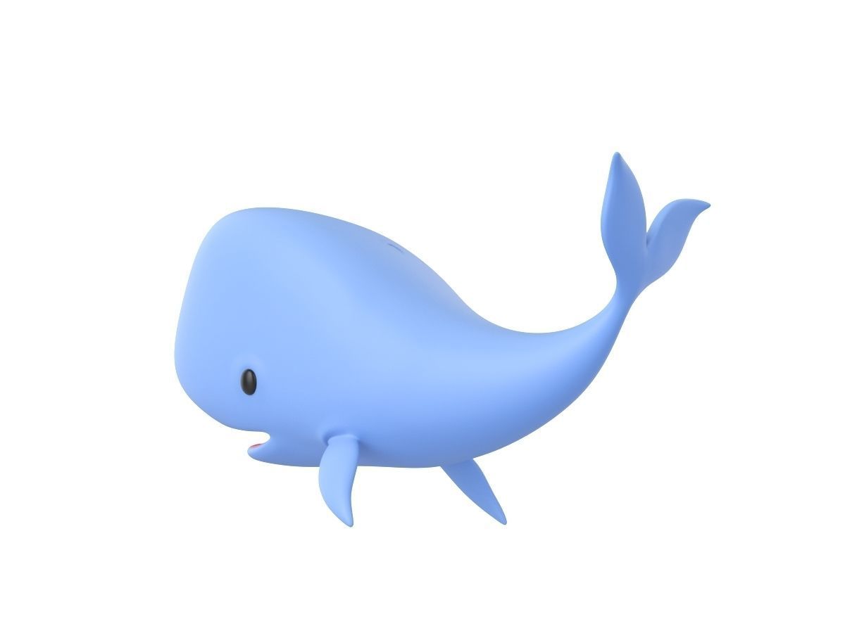 Character039 Whale 3D model_3