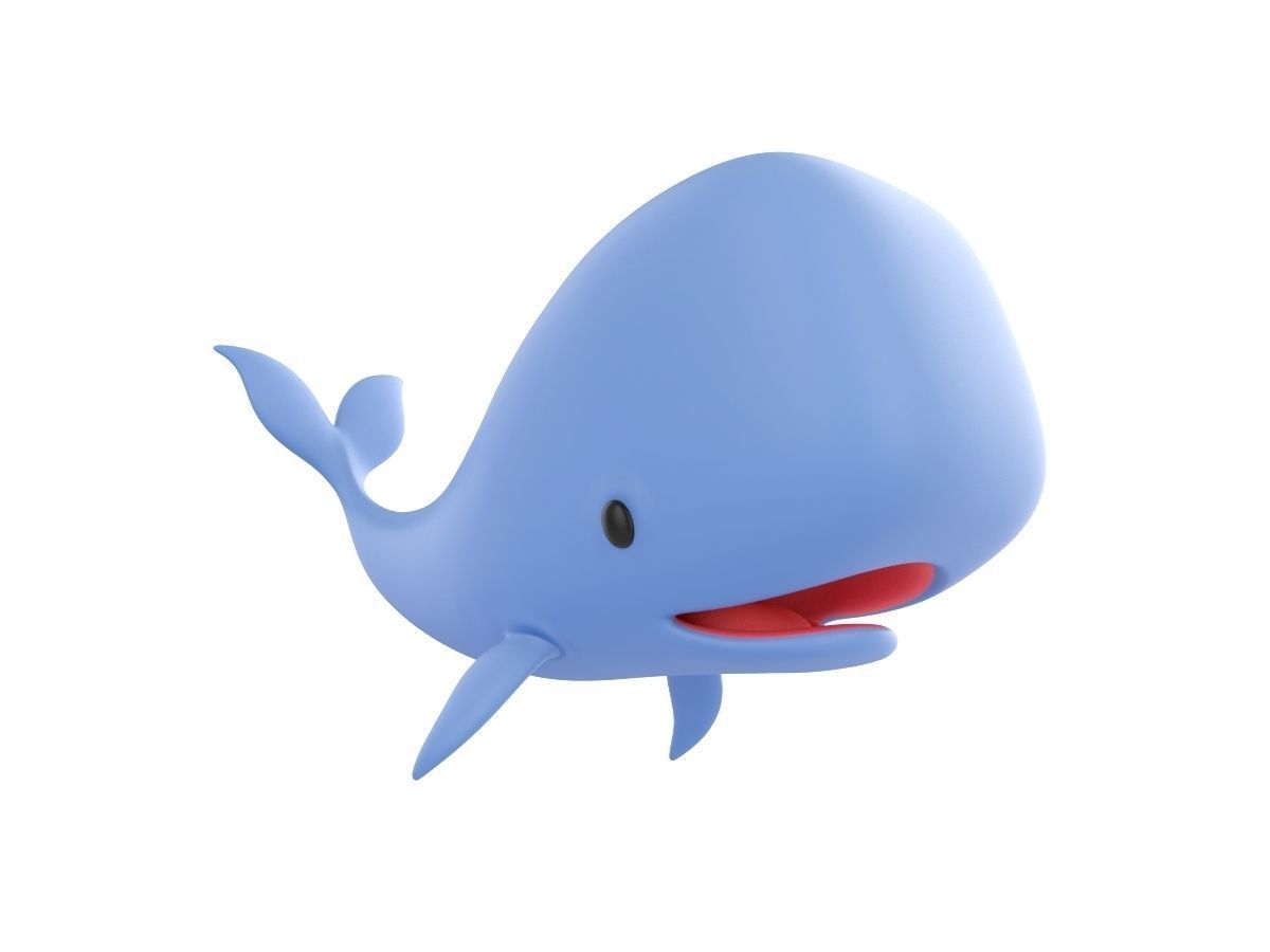 Character039 Whale 3D model_7