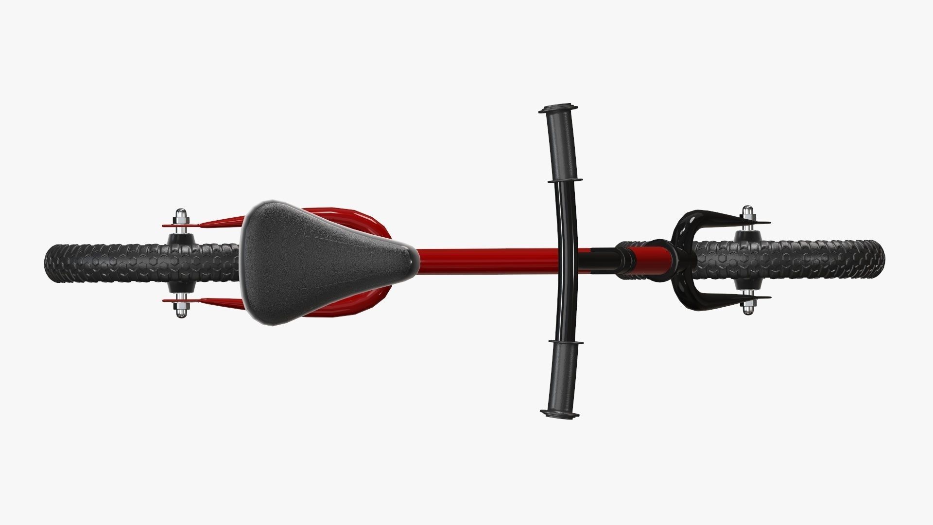 Children balance bike classic 3D model_10