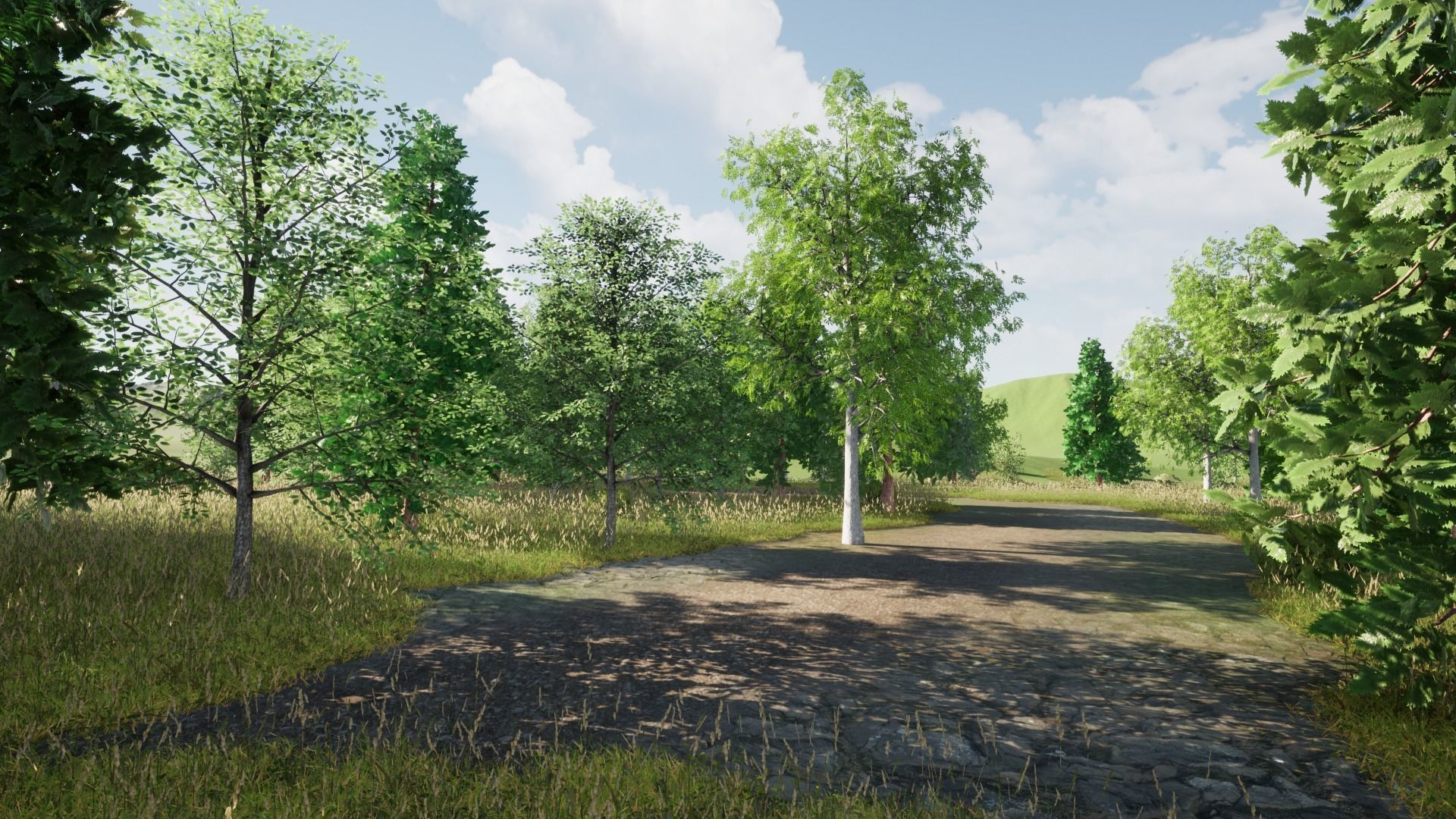Grass4Game 2 grass mat - bamgrass Low-poly 3D model_15