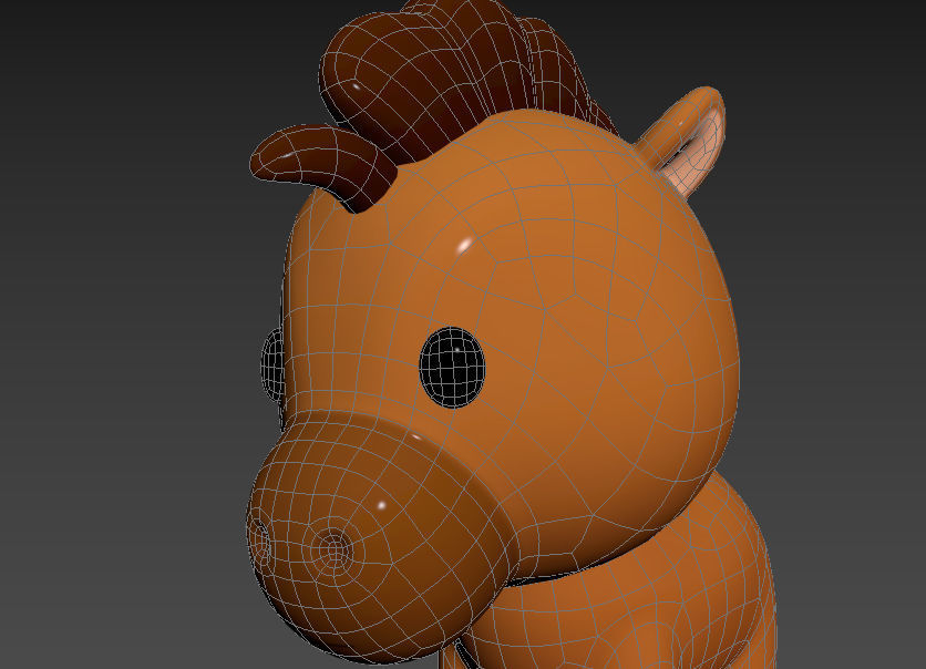 Character040 Horse 3D model_19