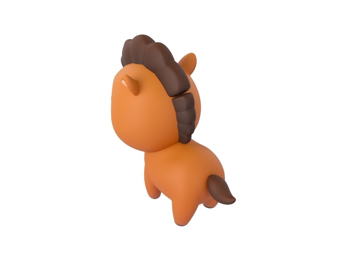 Character040 Horse 3D model_6