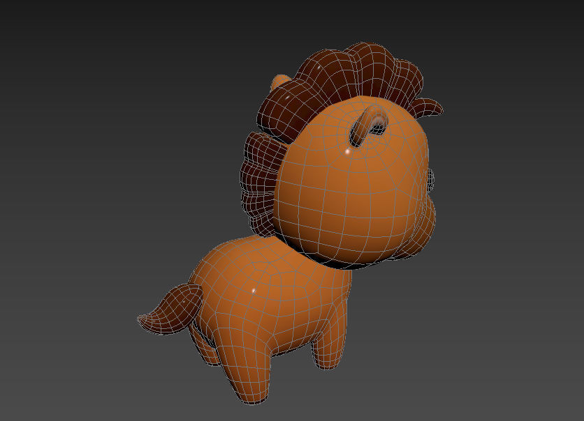 Character040 Horse 3D model_15