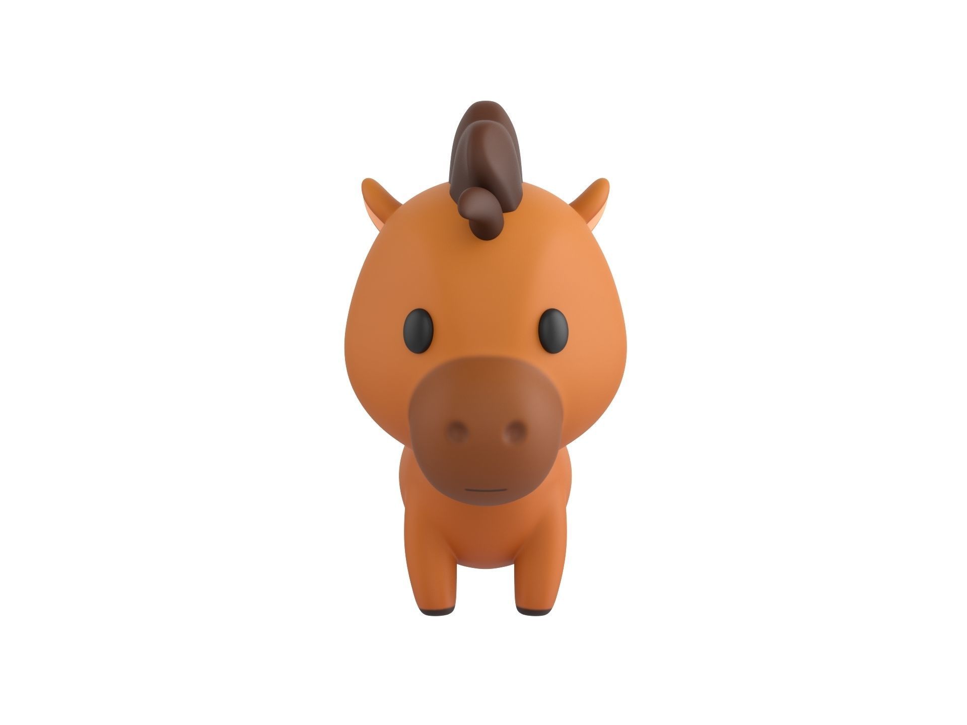 Character040 Horse 3D model_1