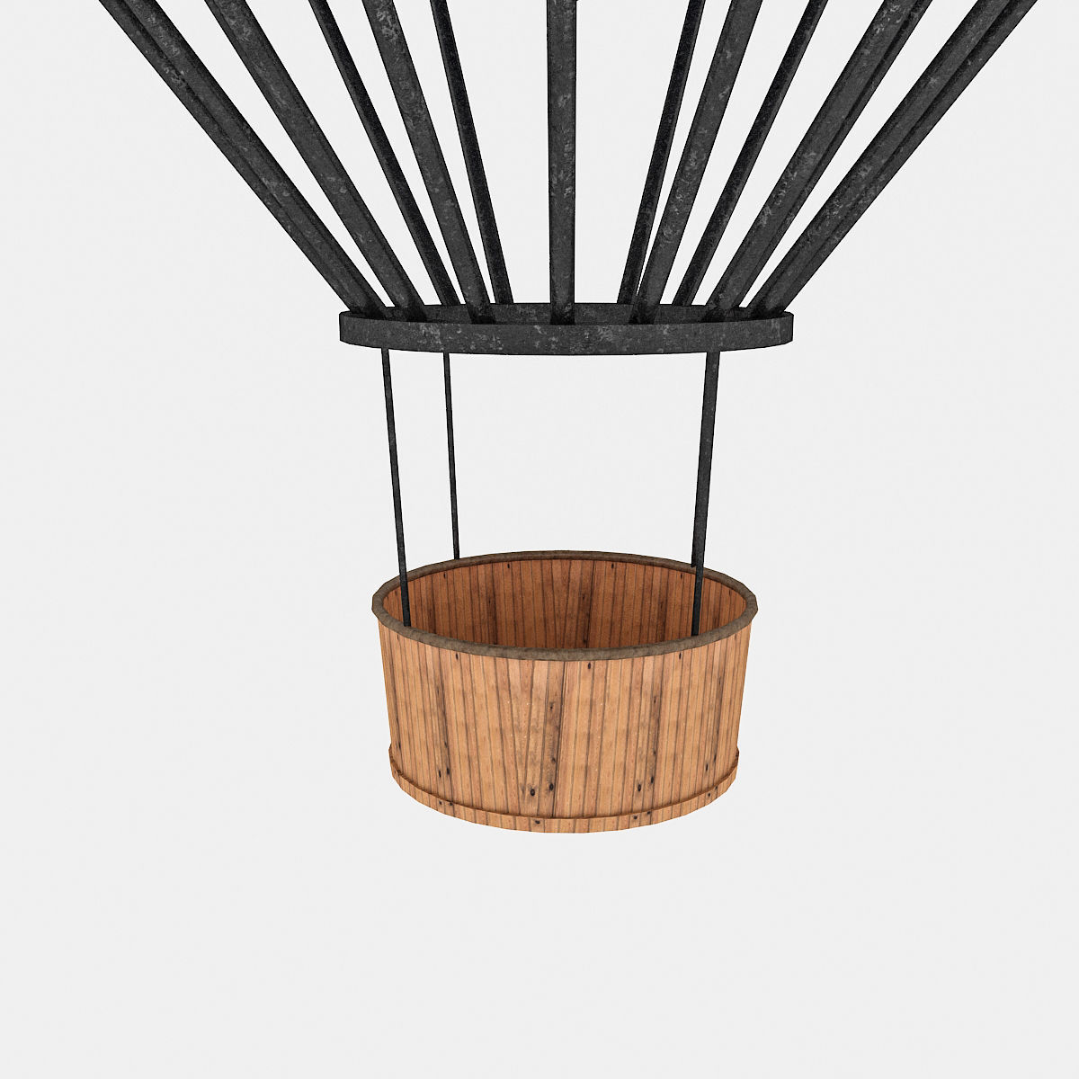 3d balloon model 01 Low-poly 3D model_2