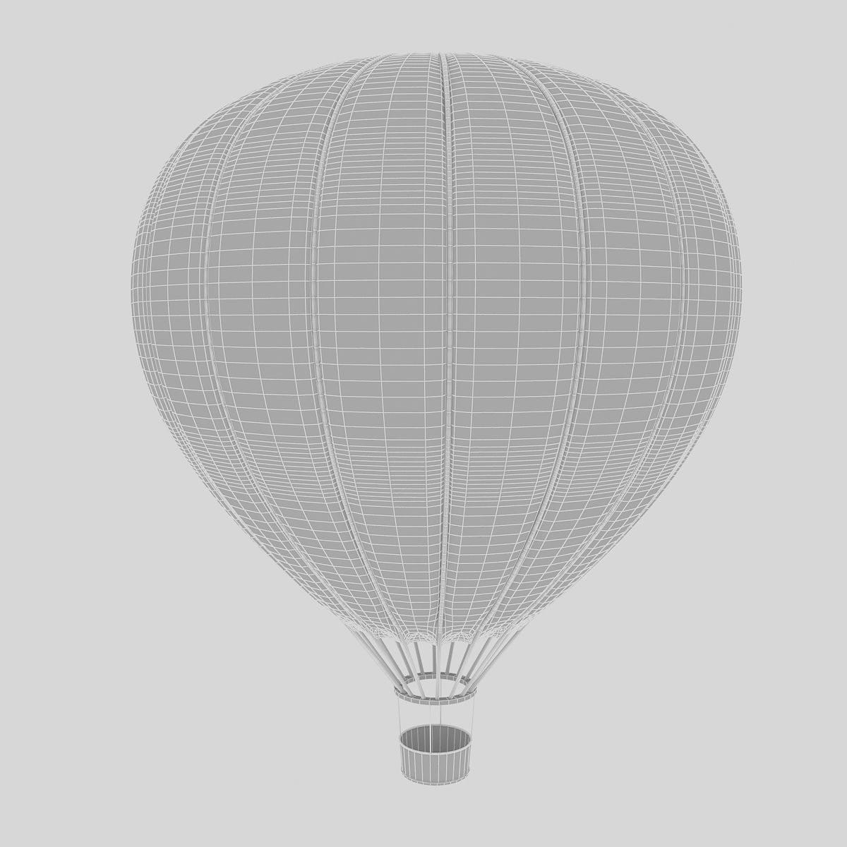 3d balloon model 02 Low-poly 3D model_2
