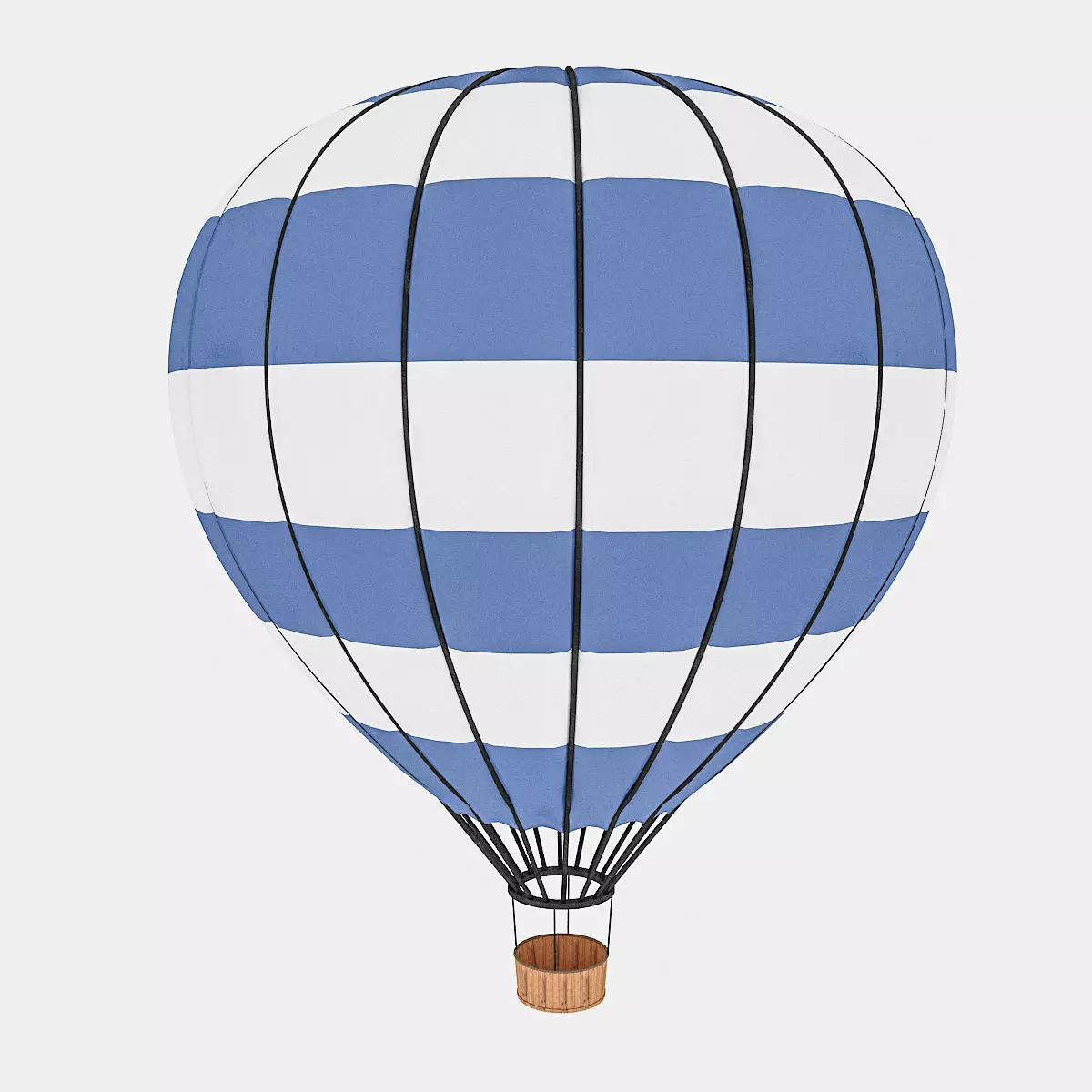 3d balloon model 02 Low-poly 3D model_0