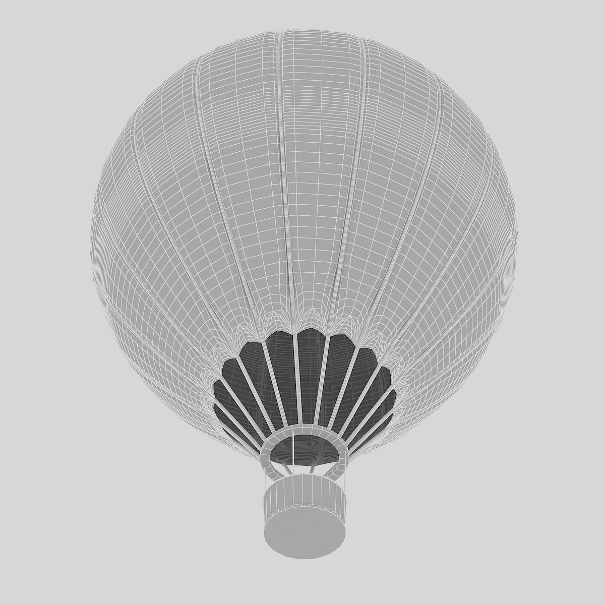 3d balloon model 02 Low-poly 3D model_3