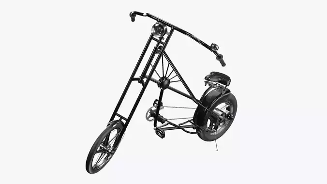 Vintage bicycle stylized 02