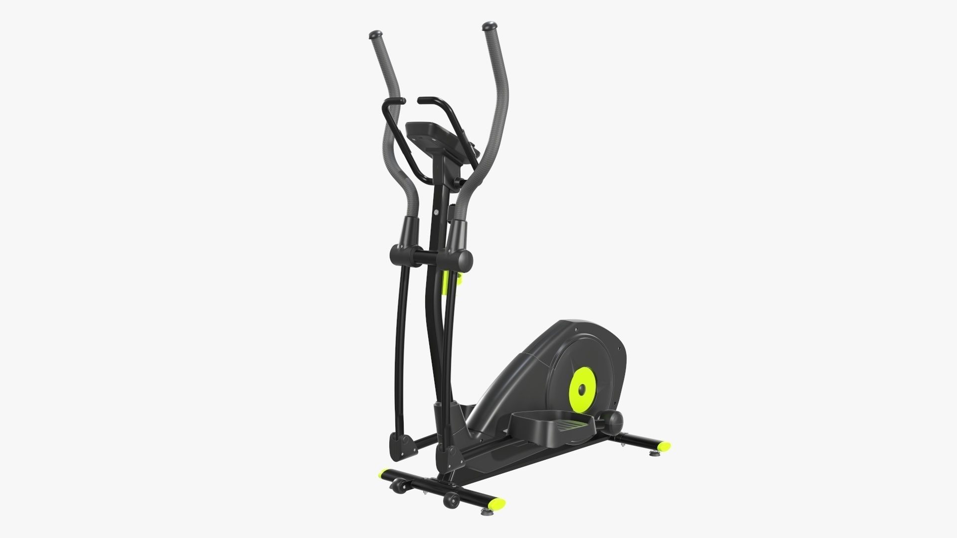 Fitness cross trainer elliptical 3D model_2