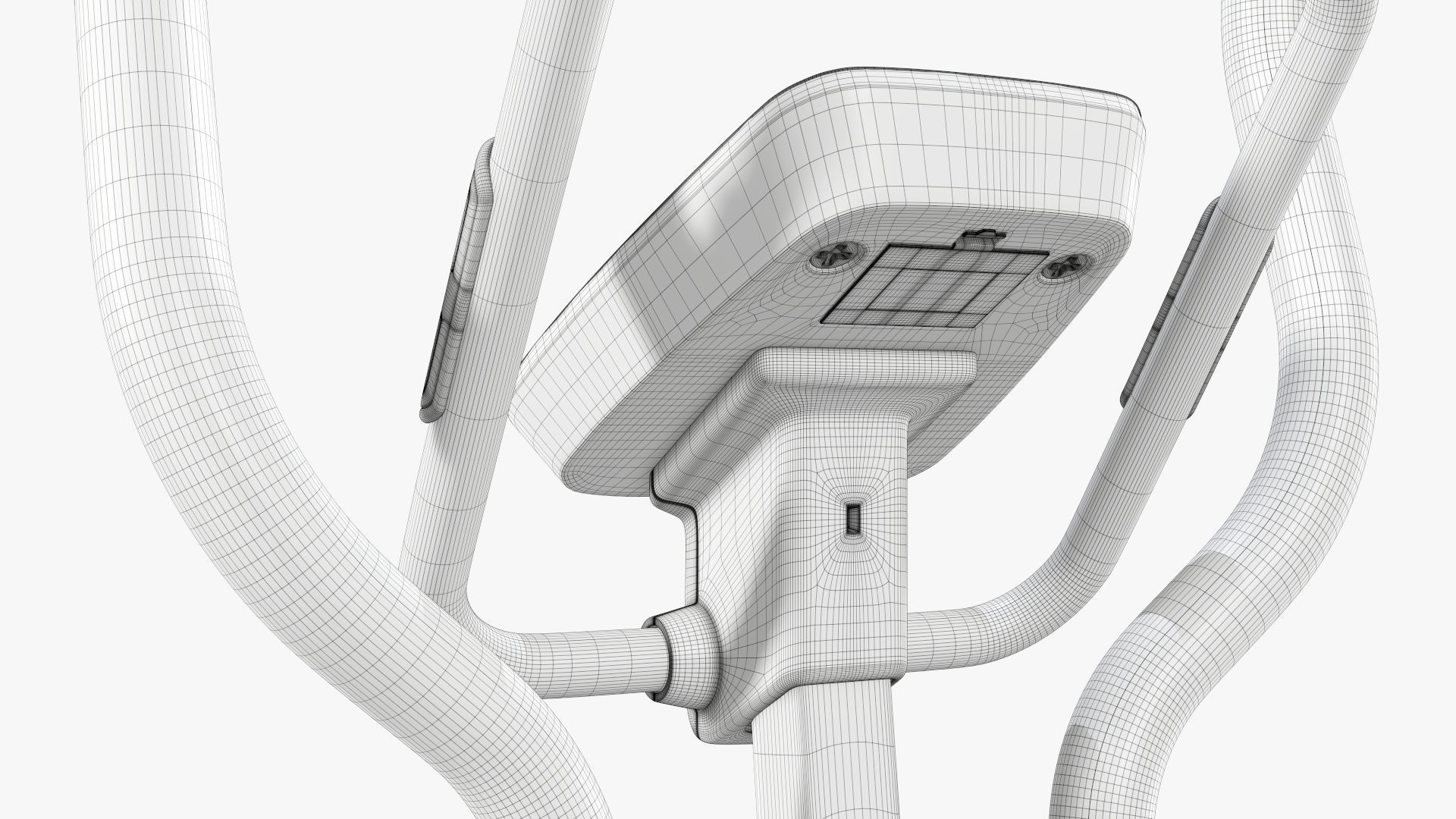 Fitness cross trainer elliptical 3D model_33