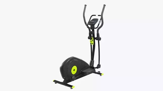 Fitness cross trainer elliptical 3D model