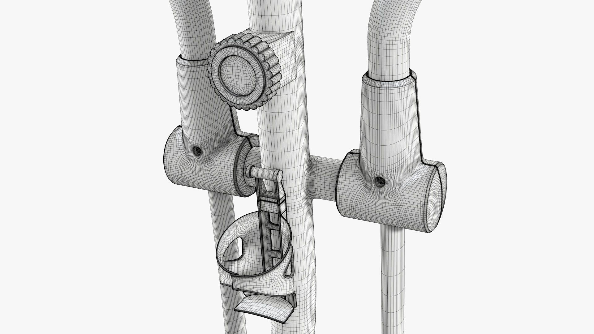 Fitness cross trainer elliptical 3D model_31