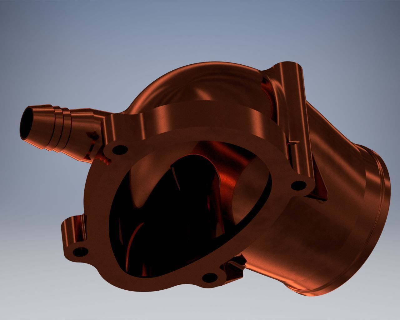 C20xe Powercap 71 mm 20 degree with fitting 20mm 3D print model_8