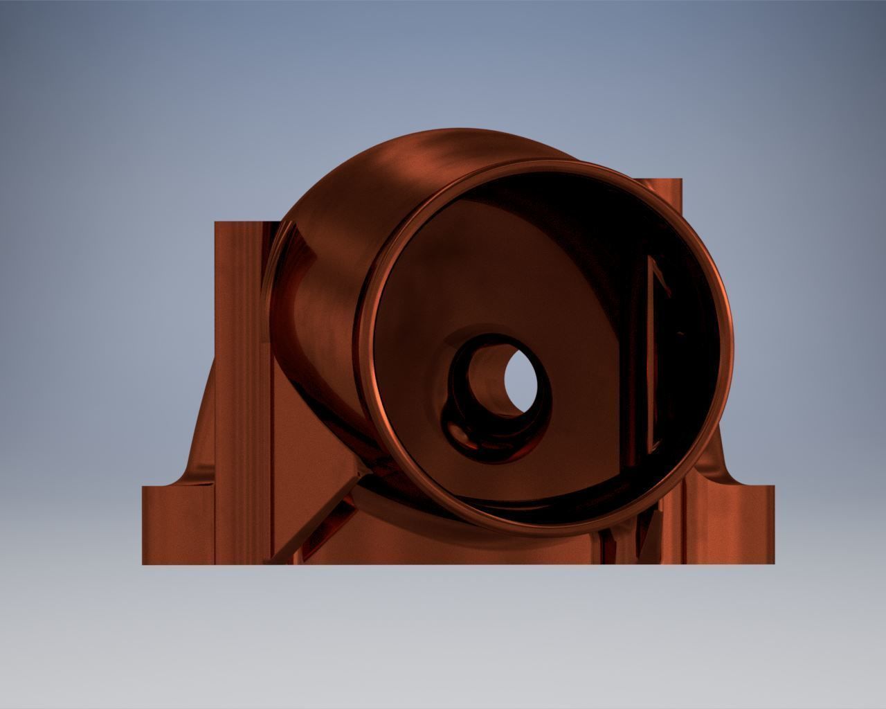 C20xe Powercap 71 mm 20 degree with fitting 20mm 3D print model_9
