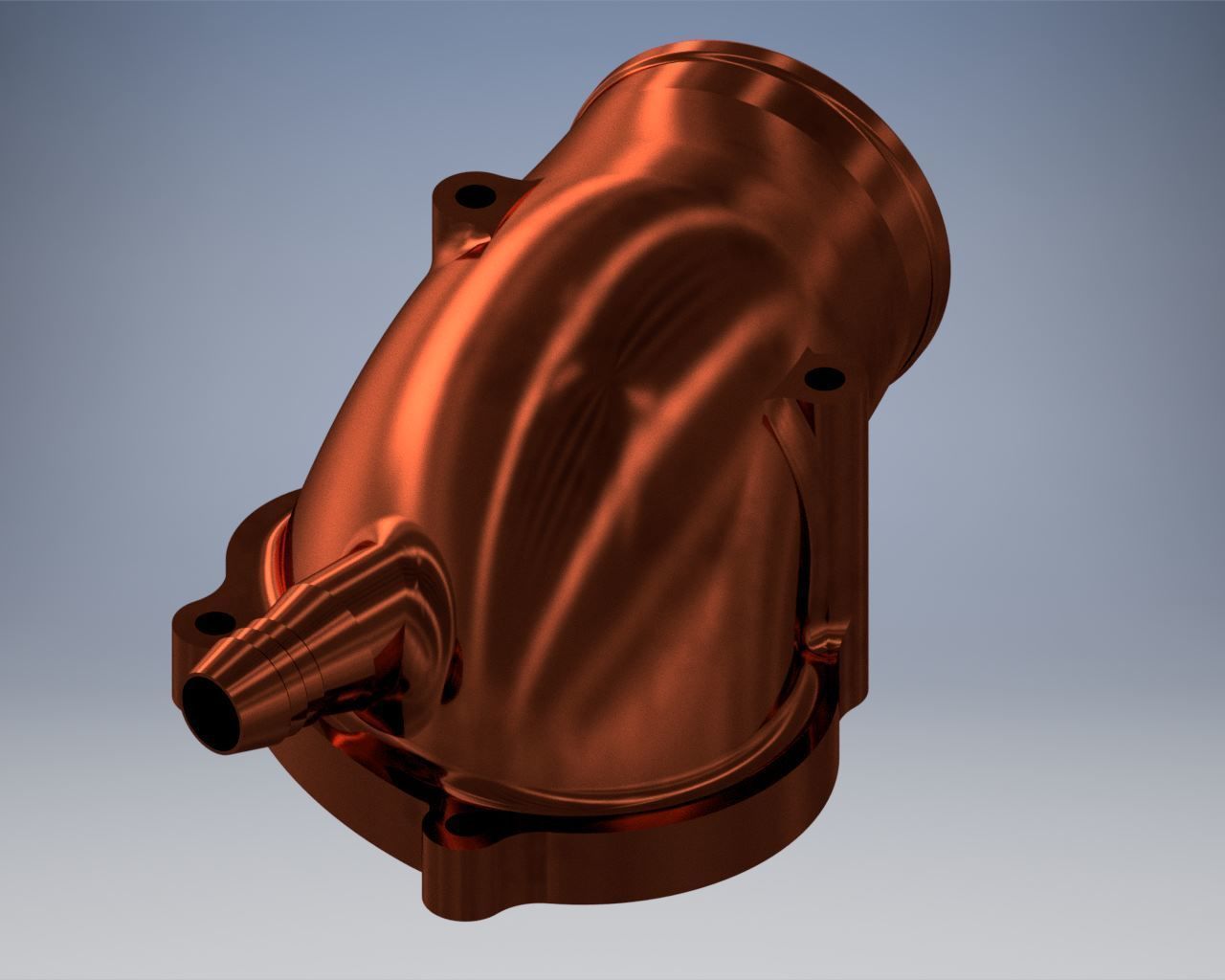 C20xe Powercap 71 mm 20 degree with fitting 20mm 3D print model_4