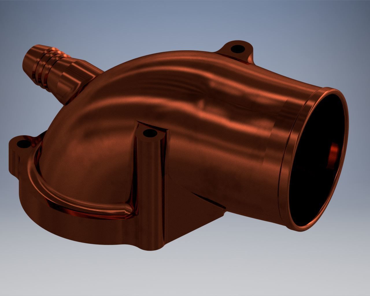 C20xe Powercap 71 mm 20 degree with fitting 20mm 3D print model_5