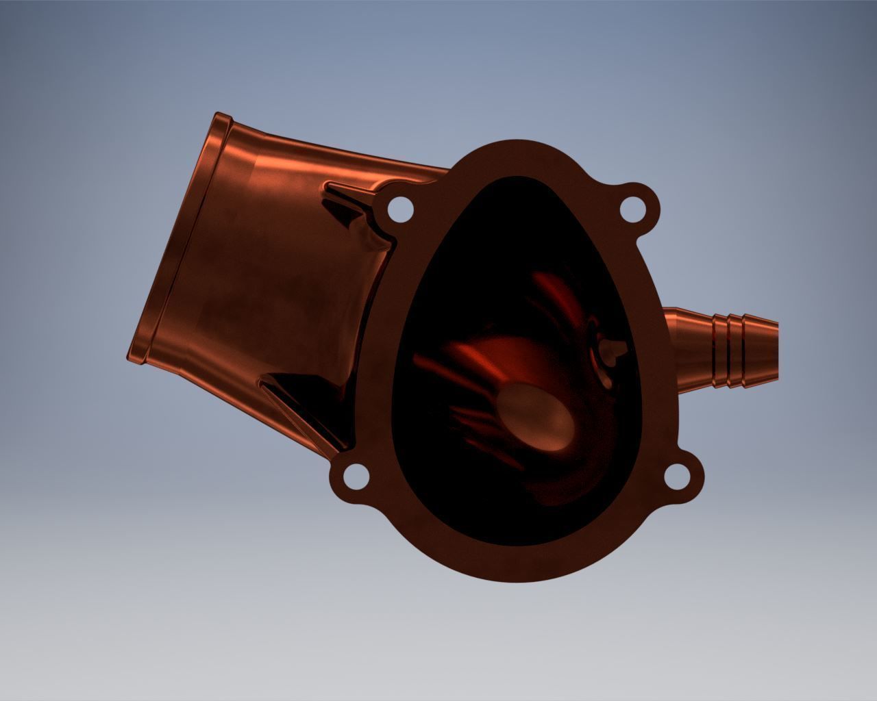 C20xe Powercap 71 mm 20 degree with fitting 20mm 3D print model_6