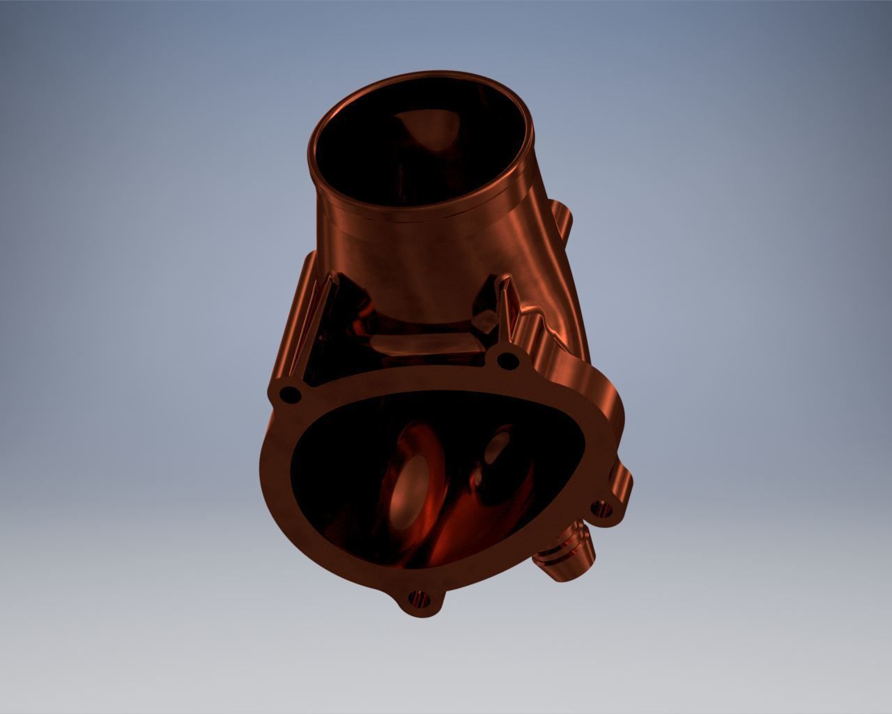 C20xe Powercap 71 mm 20 degree with fitting 20mm 3D print model_1